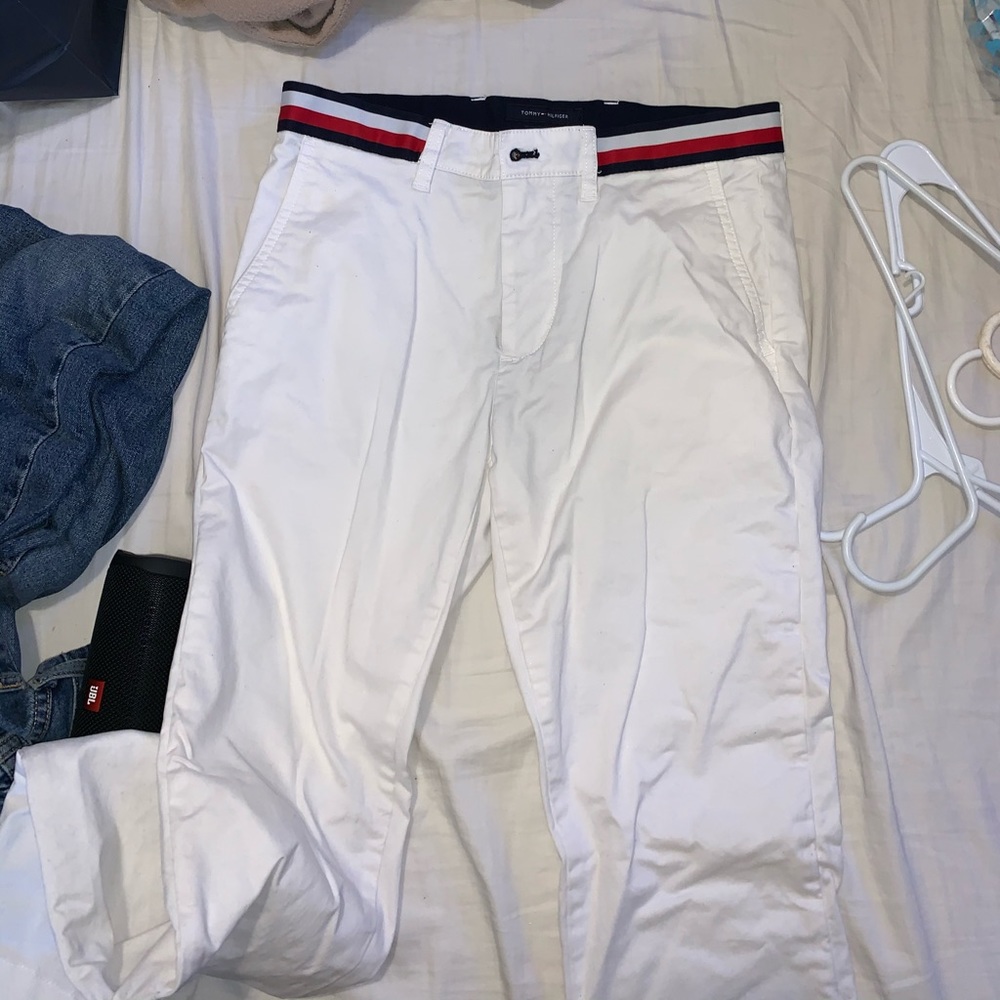#TommyHilfiger white pants size 30